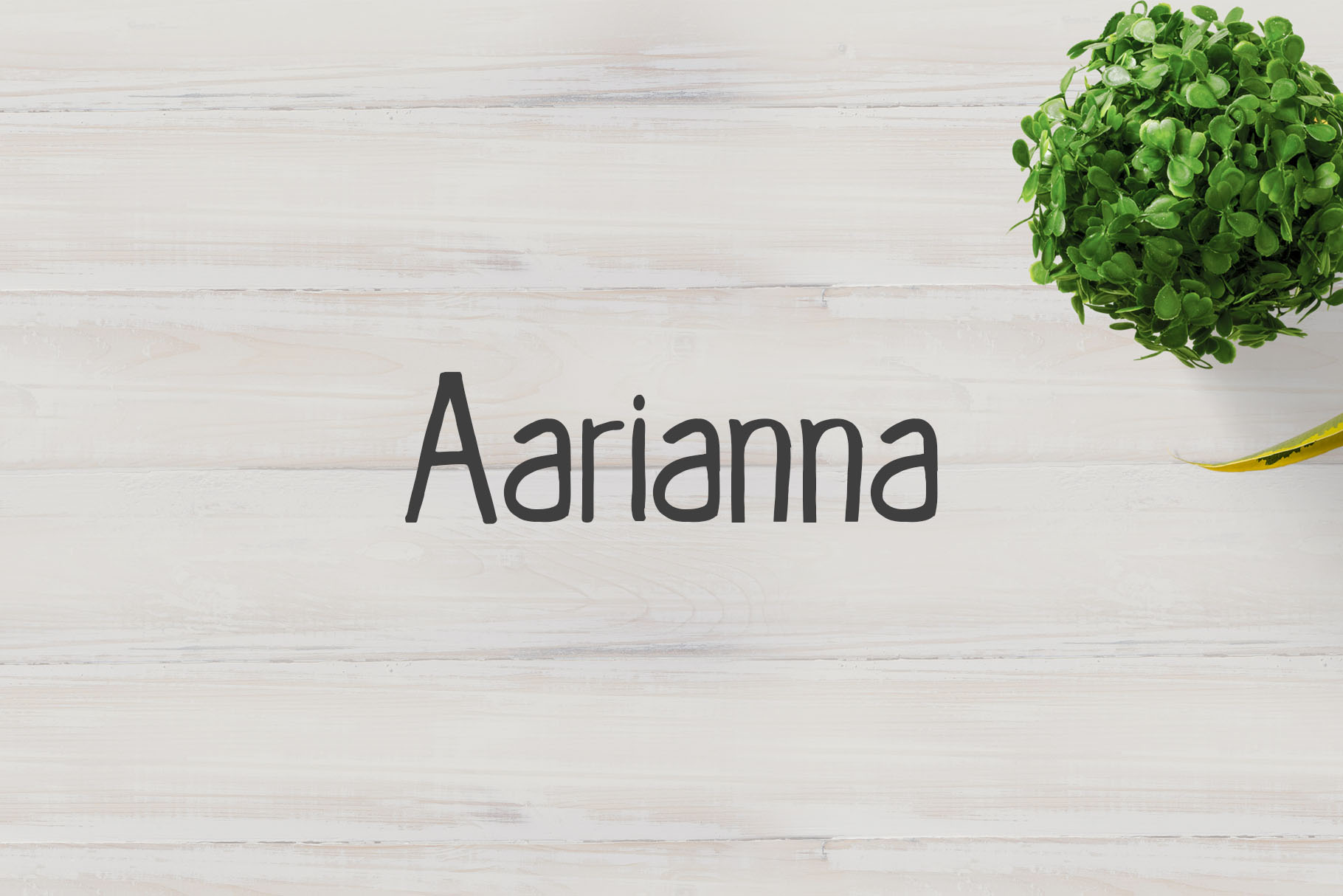 Aarianna Font: A Bold Handwritten Brush Typeface for Web Designers