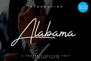 Alabama Font: Romantic Script for Editorial Design
