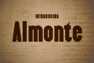 Almonte Font: Vintage Sans Serif for Modern Digital Branding