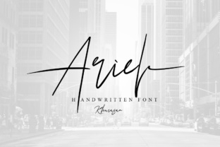 Arial Script Handwritten Font for Makers