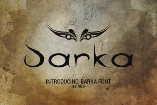 Barka Script Handwritten Font for Makers