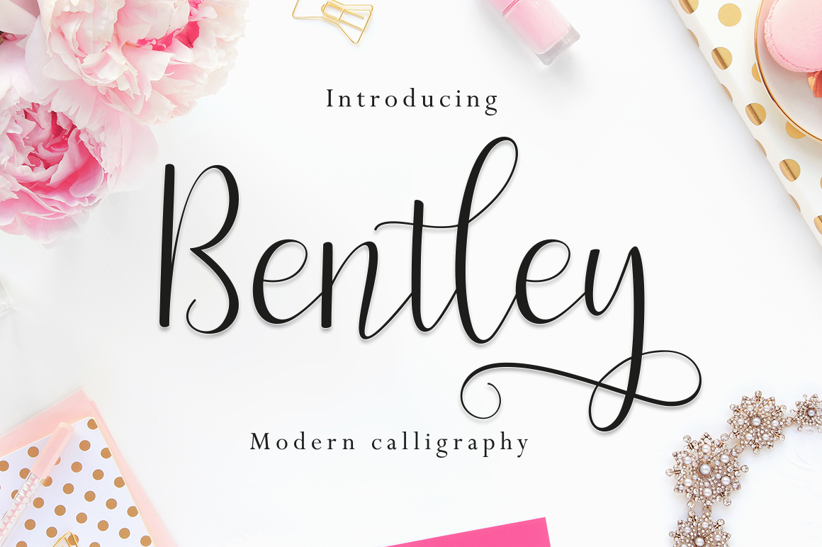 Bentley Script: A Modern Calligraphy Font for Branding