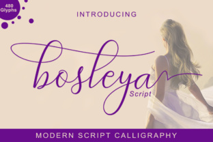 Bosleya Handwritten Script Font for Modern Web Design
