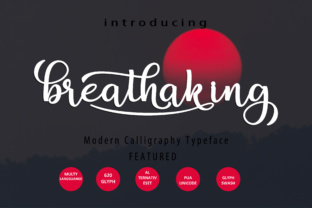 Breathaking Script: A Fresh Typeface for Editorial Design