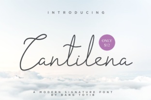 Cantilena: A Romantic Script Font for Editorial Design