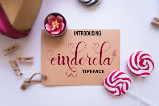 Cinderela Typeface: A Cutesy Script Font for Romantic Branding