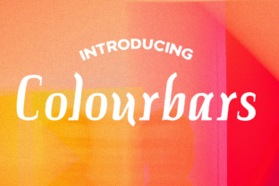 Colourbars: A Classic Italic Serif Font for Elegant Campaigns