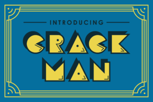 Crack Man: A Retro-Nostalgic Decorative Font for Editorial Charm