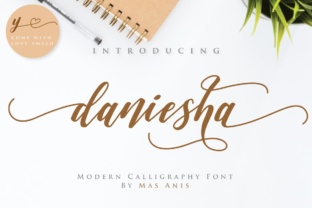 Daniesha – A Beautiful Calligraphy Font for Business Branding