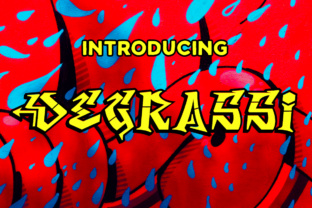 Degrassi Font: Graffiti-Inspired Freebie for Handmade Brands