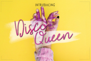 Disco Queen Script Font for Punchy Campaign Headlines