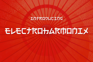 Electroharmonix Font: A Graphical Decorative Typeface for Thematic Design