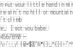 Flip Clock White: A Whimsical Vintage Clock Font for Creators