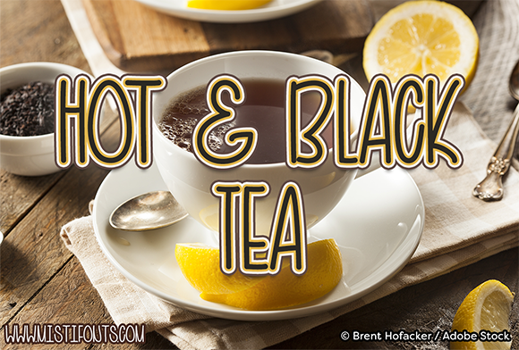 Hot and Black Tea Font for Web Design & Digital Branding