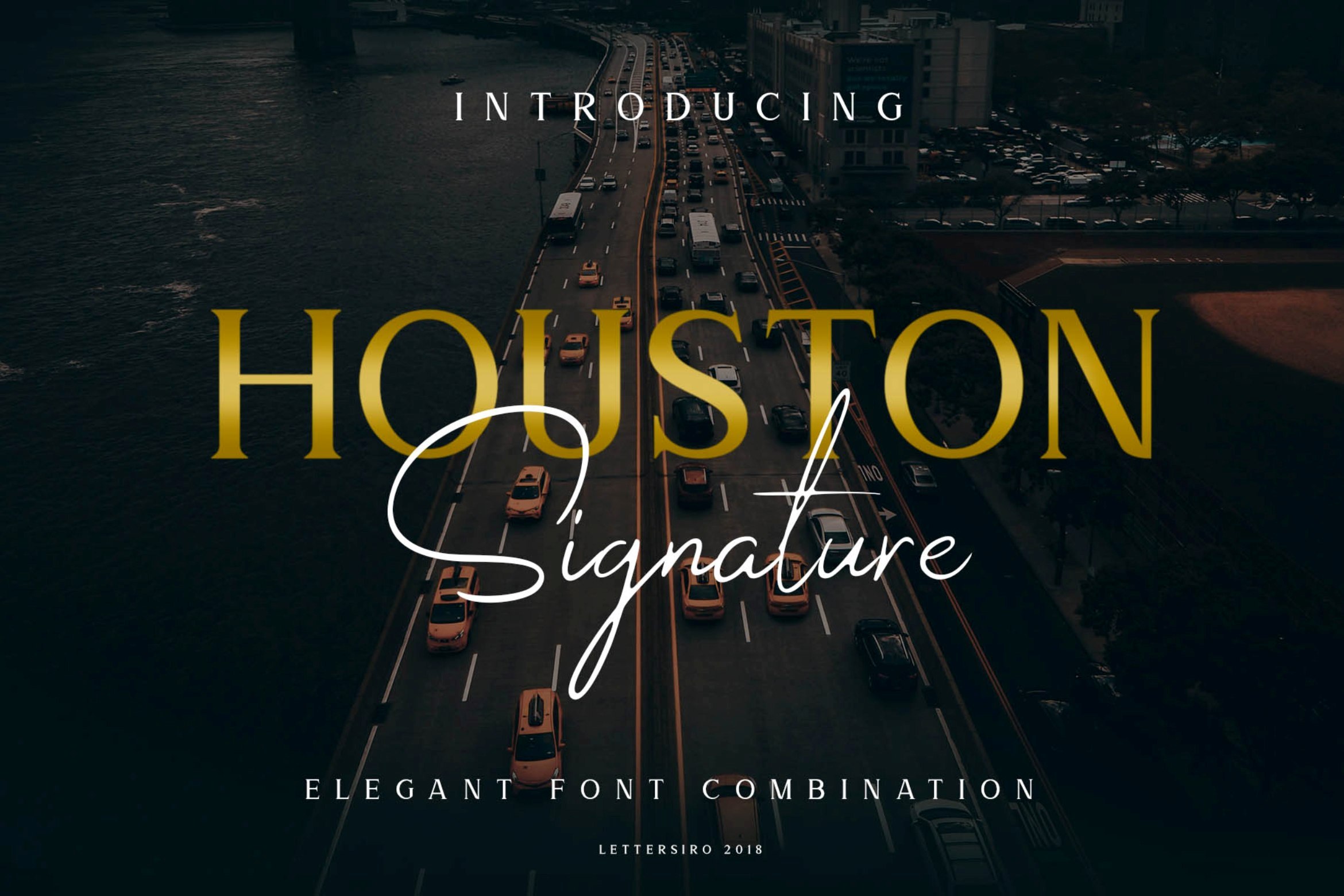 Houston: A Southern Script & Serif Font for Editorial Design