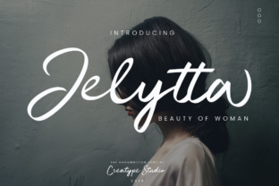 Jelytta: A Soft Script Font for Editorial Design