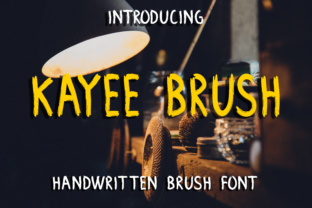 Kayee Brush Handwritten Brush Font for Digital Brands