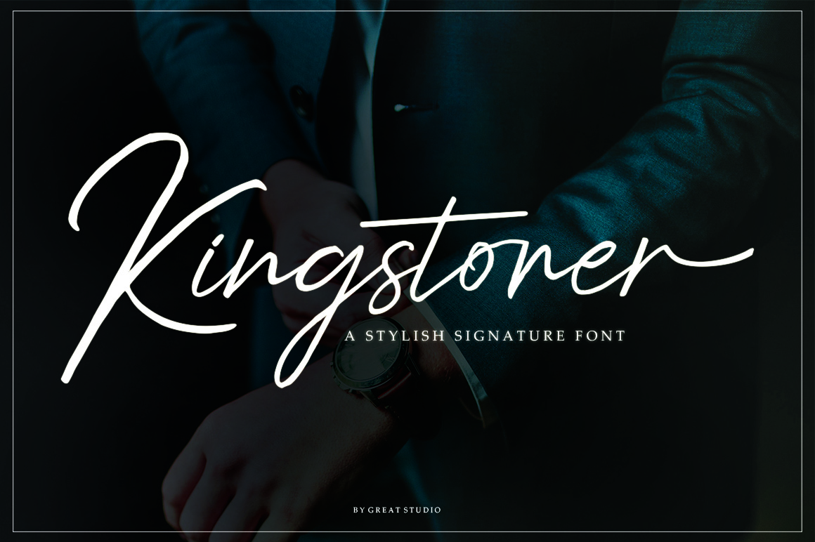 Kingstoner: A Handmade Signature Script for Crafters