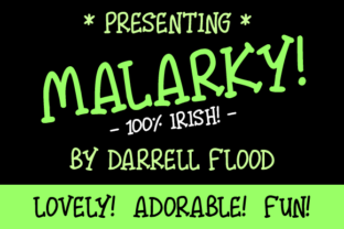 Malarky: A Playful Felt Tip Marker Font from Ireland
