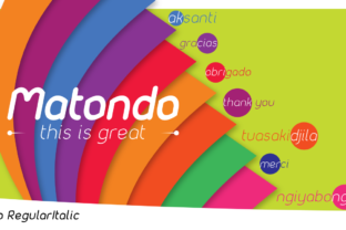 Matondo Regular Italic – An Elegant Sans Serif Typeface for Refined Branding