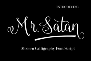 Mr. Satan Script Font: A Deliciously Intriguing Typeface