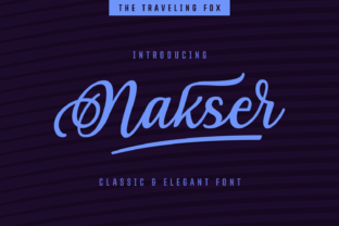 Nakser: A Swirly Decorative Font That Makes Branding Memorable