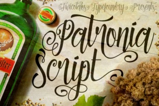 Patronia: A Brush-Lettering Script for Digital Design