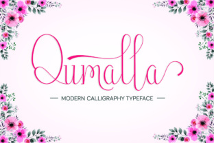 Qumalla Font: A Dancing Baseline Script for Elegant Design