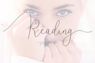 Reading: A Pretty Signature Font for Handmade Product Design