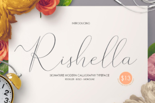 Rishella: The Elegant Signature Font for Luxury Web Design