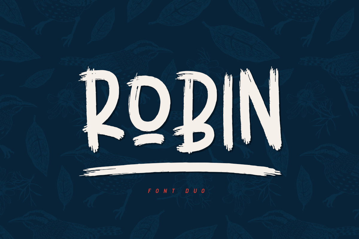 Robin Hand Drawn Brush Font for Bold Campaign Typography