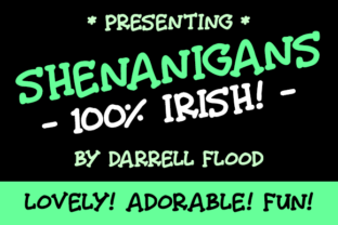 Shenanigans: The Hand-Drawn Serif Font with Irish Charm