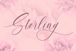 Sterling: A Sophisticated Script Font for Romantic Brands