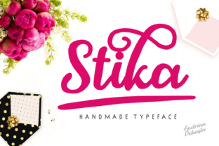 Stika: A Feminine Script Font for Digital Designers