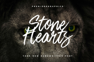 Stone Hearts Handwritten Font for Bold Romantic Campaigns