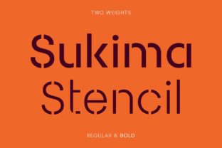 Sukima Stencil: A Bold, Modern Sans Serif Font for High-Impact Campaigns