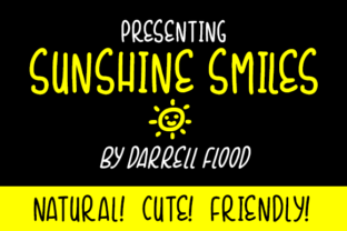 Sunshine Smiles Font: A Fun, Hand-Drawn Script for Bright Designs